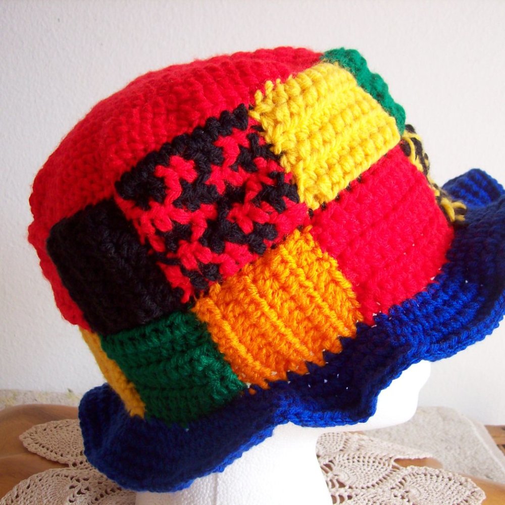 Harry Style Patchwork Bucket Hat - image 3